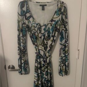 Laundry By Shelli Segal Multicolor Long Sleeve Dress